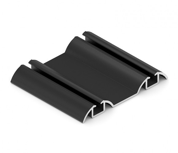 АРИСТО Направляющая двойная нижняя, 5400, черный   AS0504