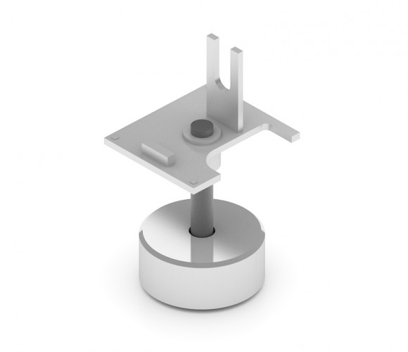 АРИСТО Ножки регулируемые 4СТЦ, серебро   FX0010