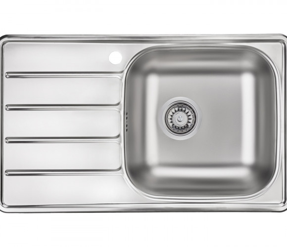 Мойка "Юкинокс" 780х480мм Правая Матовая Гранд GRM780.480 -GT6K 1R (с сифоном S701)