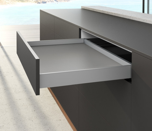 Ящик AvanTech YOU выс. бок. 77мм., длина 450мм., серебро