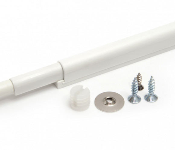 Упор-защелка фасада с магнитным толкателем AMF11/W Белый