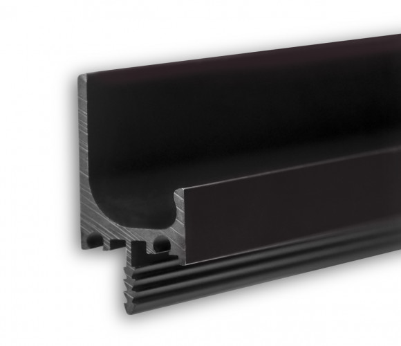 RP103BL.1/000/3000 Черный матовый (Ручка-профиль мебельная AL)