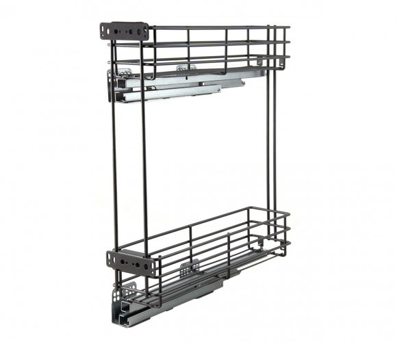 Cargo mini 150мм Bellissimo KR08/1/3/150/L/GRPH с доводчиком, ЛЕВАЯ, ГРАФИТ  БОЯРД