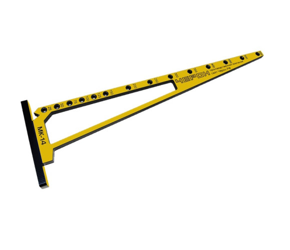 Мебельный кондуктор "угольник" шаг 25/50 диаметр втулки 7 мм   МК-14