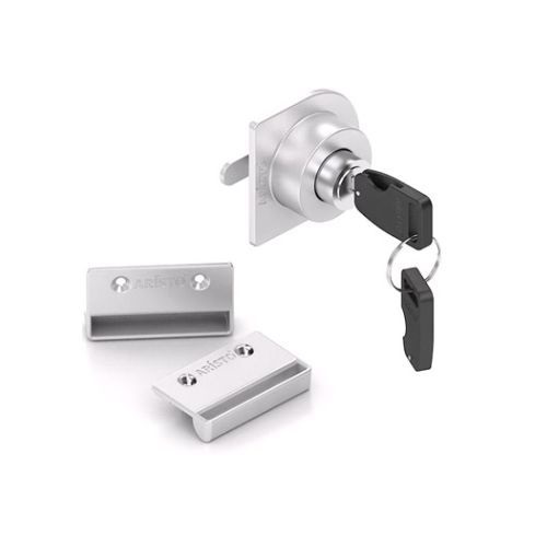 АРИСТО Замок для асим. профилей, серебро   AS0813