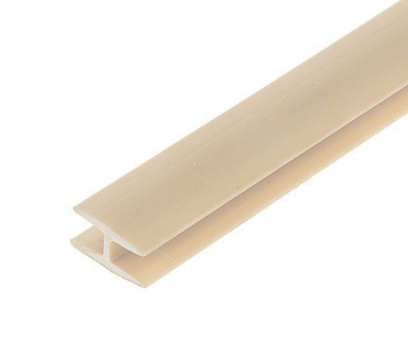 Профиль для ДВП соединительный (Ваниль, 2000мм)