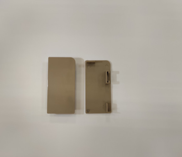 Заглушки закрытые для горизонт. профиля GOLA L никель REHAU