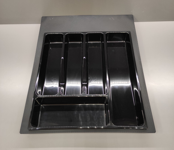 Вкладыш для столовых приборов в базу 600мм,  Volpato Черный