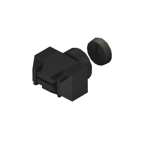 АРИСТО Ножка регулируемая, черный   SA0020