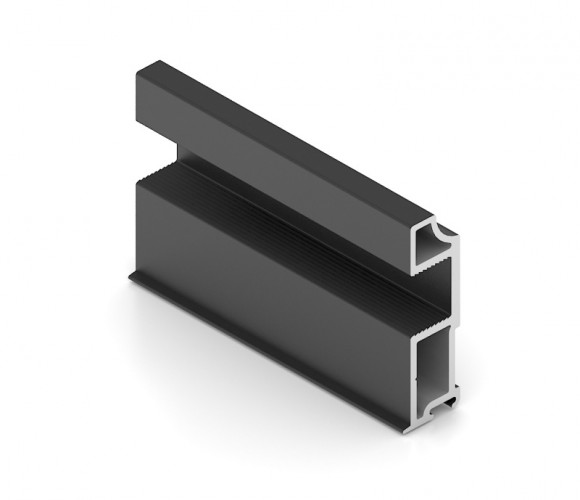 АРИСТО Профиль вертикальный SLIM, 2700, черный   AV0650