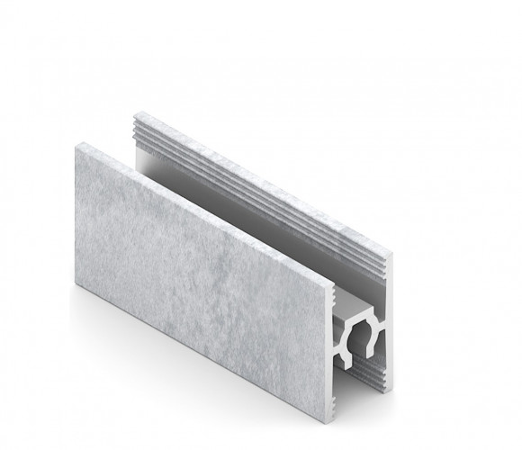 АРИСТО Профиль средний, 5400, жемчуг серый   AS0640