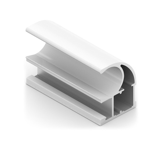 АРИСТО Профиль вертикальный C, 2700, белый матовый   AS0010