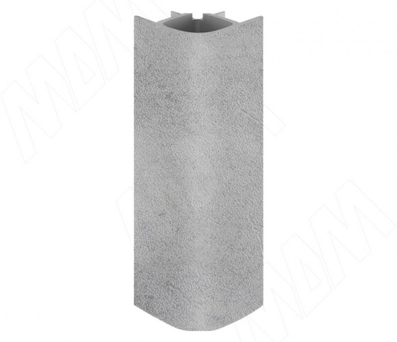 Угол цоколя универсальный 90гр., Н=100мм, Бетон Светлый