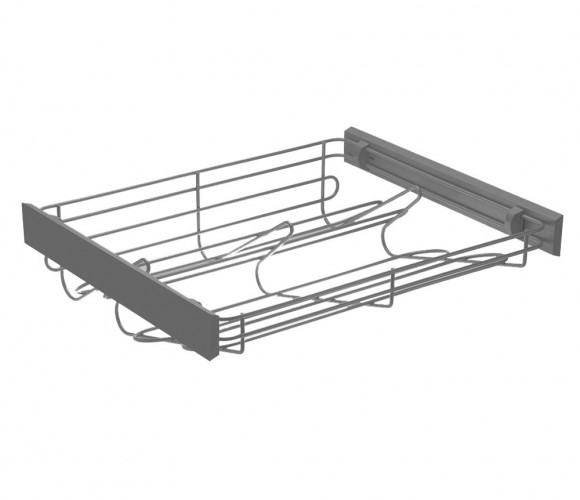 Полка для обуви SMART, в модуль 600мм, Графит, шар. напр.  GTV   W-WOBU60-BP-60