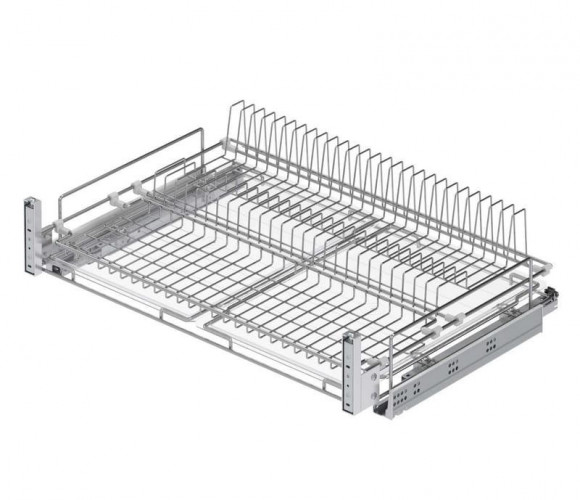 Cargo 800мм Посудосушитель Starax (760-780х520х185) хром   S-2033-C