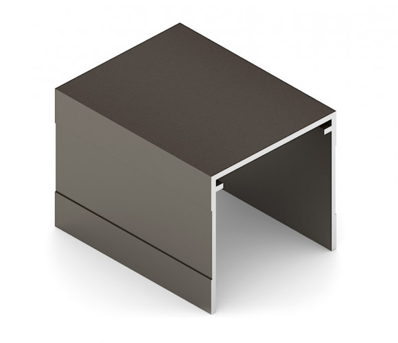 АРИСТО Направляющая одинарная верхняя, 5400, бронза   AS0107