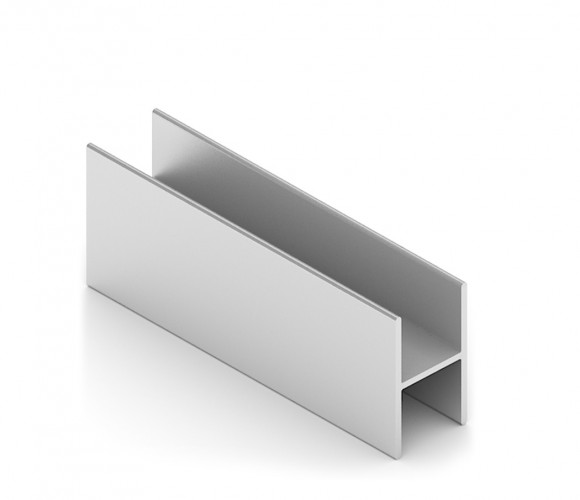 АРИСТО Профиль средний ЭКО без винта, 5400, серебро   AE0471