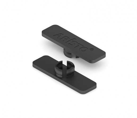 АРИСТО Ограничитель складной двери 4СКЛ, черный   FF0002