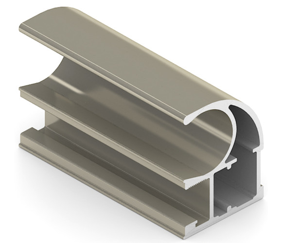 АРИСТО Профиль вертикальный C, 2700, шампань глянец   AS0731