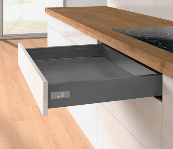 9234570 КОМПЛЕКТ ЯЩИКА INNOTECH ATIRA ЧАСТИЧНОГО ВЫДВ. SILENT SYSTEM, H70, NL470, АНТРАЦИТ