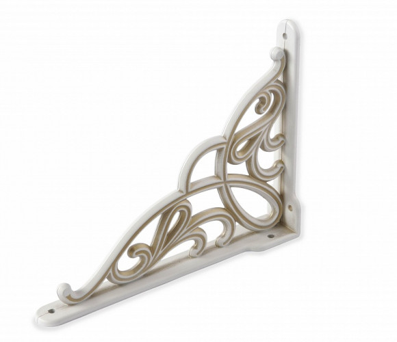 Кронштейн D 048000 золото прованс/жемчужно- белый  матовый