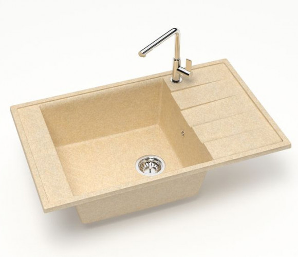 Мойка Модель 29,  815х500х212мм, Слоновая кость Q6 Мрамор