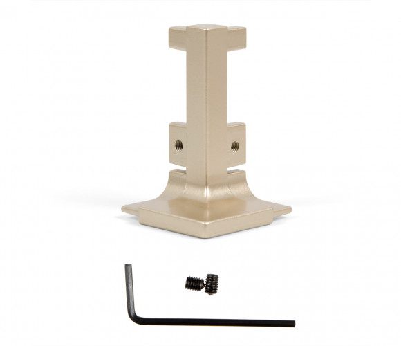 Угол для горизонт. профиля GOLA BALANCE 90гр. L наружный, Сатиновое золото   RZ051.02SG   БОЯРД