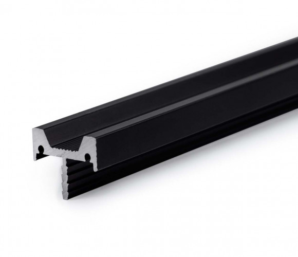 RP105BL.1/000/3000 Черный матовый (Ручка-профиль мебельная AL)