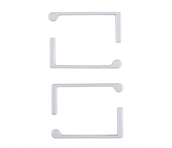 Заглушки G-LINE RZ101.01SC Сатиновый хром  (2L+2R) БОЯРД