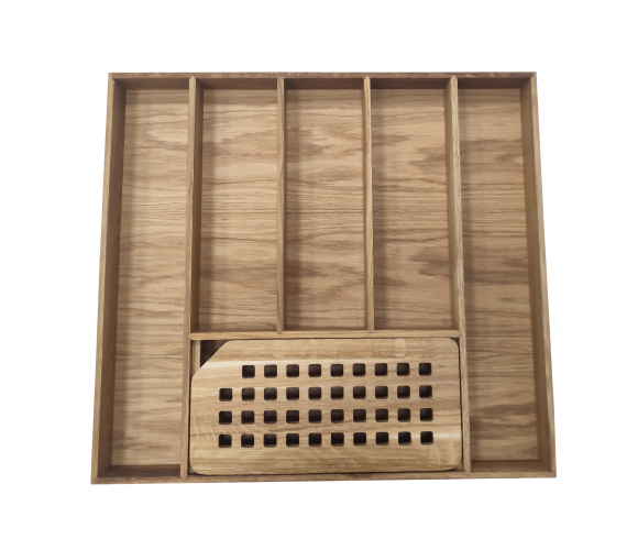 Вкладыш д/стол. приборов СТ02.50.60 (518*470*54мм) Массив Дуб