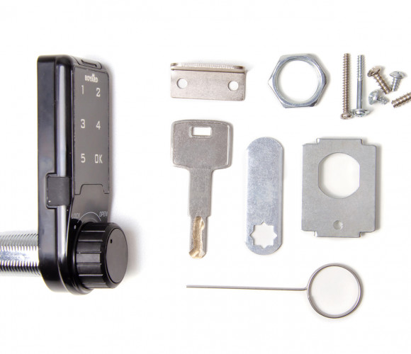 Замок электронный CODEX Z603BL.5   черный матовый БОЯРД