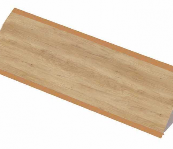 EGGER Плинтус H3331 ST10  Дуб Небраска натуральный 4100х25х25