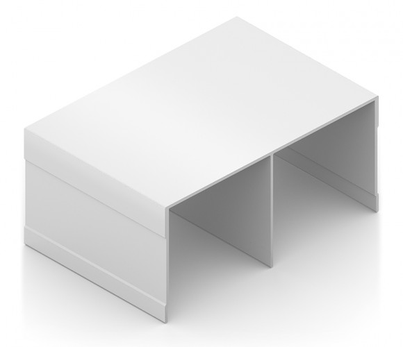 АРИСТО Направляющая двойная верхняя ЭКО, 5400, белый глянец   AE0492