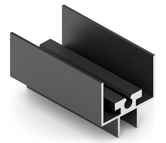 АРИСТО Профиль верхний 4В1, 5000, черный   FA0715