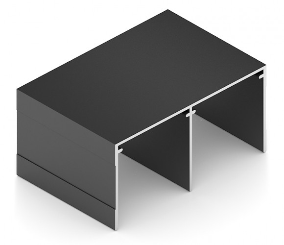 АРИСТО Направляющая двойная верхняя, 5400, белый   AS0713