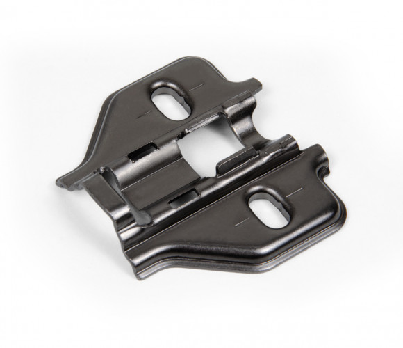 Монтажная планка H3012BN для петель NEO (305, 306, 642, 742), H=2мм, черн. ник.   БОЯРД