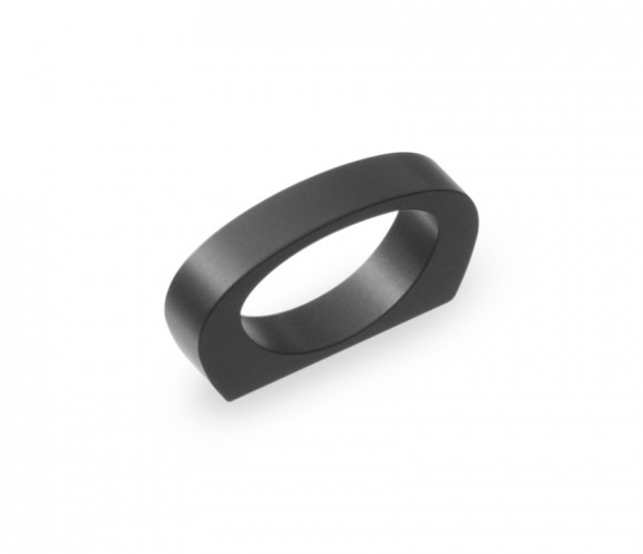 Ручка - профильная PA 039.032.010 Черный глубоко-матовый №33 (ПЗ)