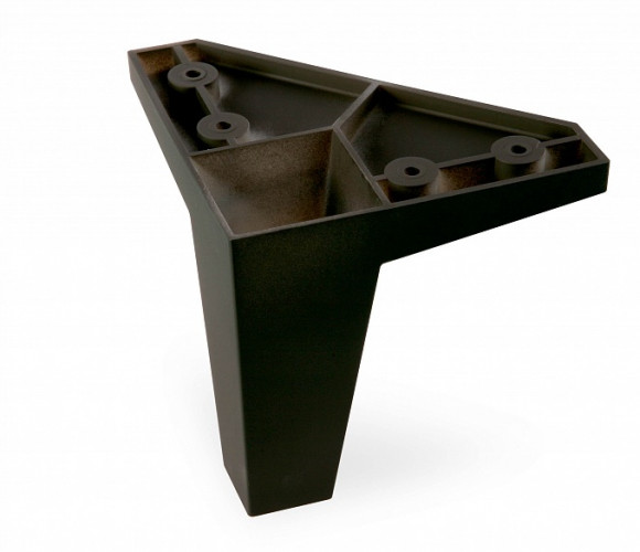 Нерегулируемая опора Х 041100 черный матовый 9005 (ТЗ)