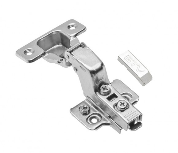 Петля GTV 3D с доводчиком, вкладная   ZM-DCHC07-3DBEO