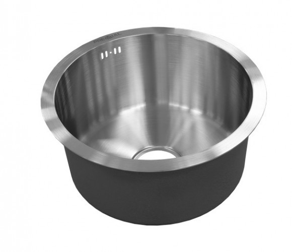 Мойка Круглая D420, Premial PR 4242 Romance, (420*370*220мм, толщ. 3мм), Сталь шлифованная