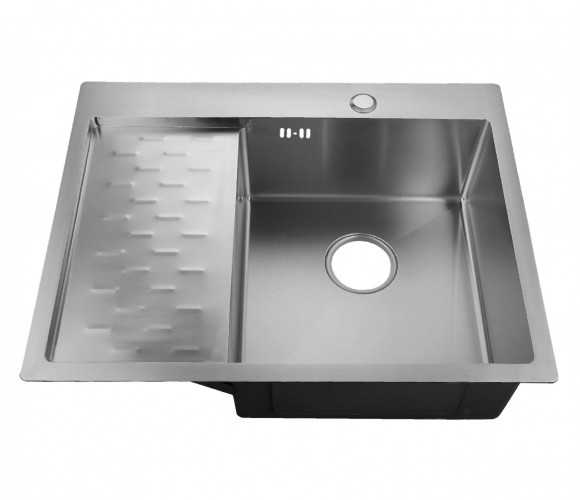 Мойка Premial PR 6350 Eyrie, левая (630*500*220мм, толщ. 3мм), Сталь шлифованная