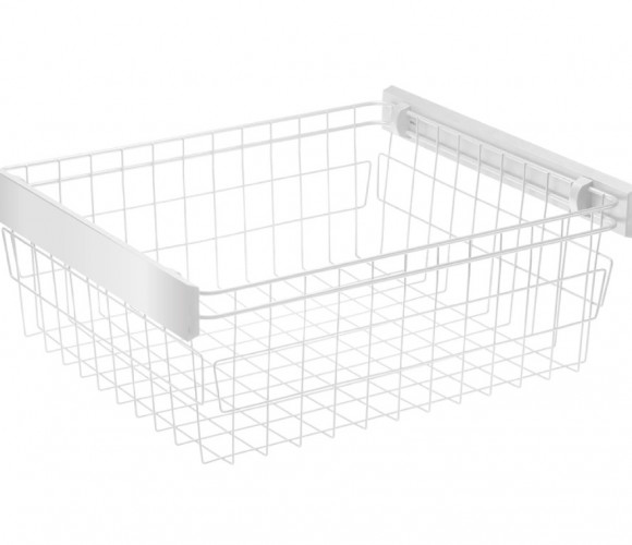 Корзина для белья SMART, в модуль 600мм, Белый, шар. напр.  GTV   W-WKO60-BP-10