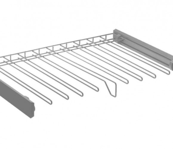 Вешалка для брюк SMART, в модуль 700, Графит, шар. напр.  GTV   W-WSPD70-BP-60