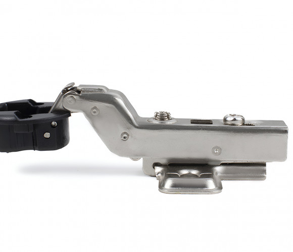 Петля BOYARD Clip-on  для стекл.дв. D26mm.95гр.откр.вкладная, с доводчиком H505C/2610