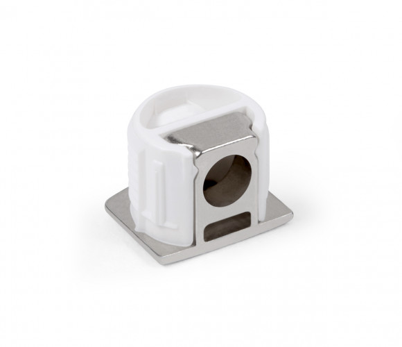 Полкодержатель скрытого монтажа, Никель   P521Ni.0