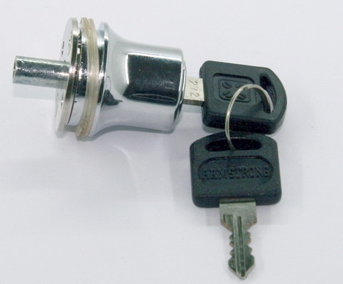 Замок-кнопка для стекл. раздв. дверей, Хром G06087 81.000.06.087