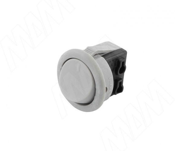 Выключатель врезной, Серый  SW-SN-R-GR