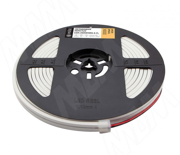 Светодиодная лента LUX FLEX ,гибкая, 24V, 6W, гибкая, ширина 4 мм, CRI 90, теплый LS24-2835WW65-6-FL