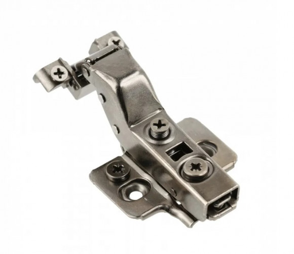 Петля GTV SILENTO PRO вкладная для алюм.рамок с доводч., H-0, без еврошурупа CLIPON  ZM-HCSLRALU07-3DBEO