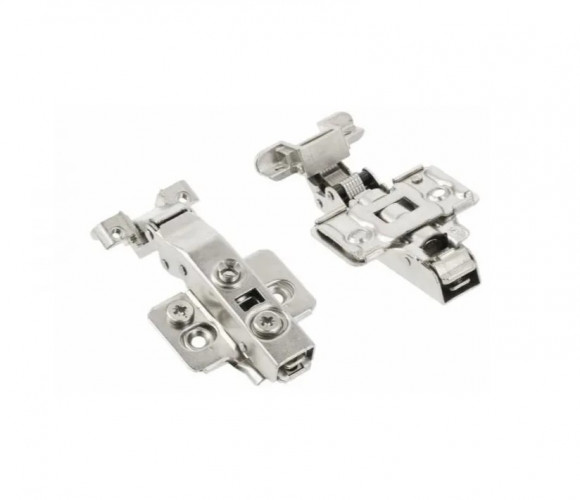 Петля GTV SILENTO PRO накладная для алюм.рамок с доводч., H-0, без еврошурупа CLIPON  ZM-HCSLRALU09-3DBEO